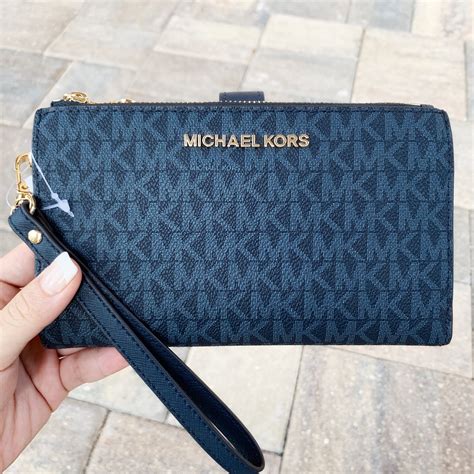 cheap michael kors wristlet|michael kors wallet with strap.